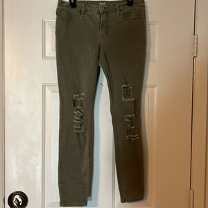 Gently Worn A.N.A, Distressed Jeggings Jeans